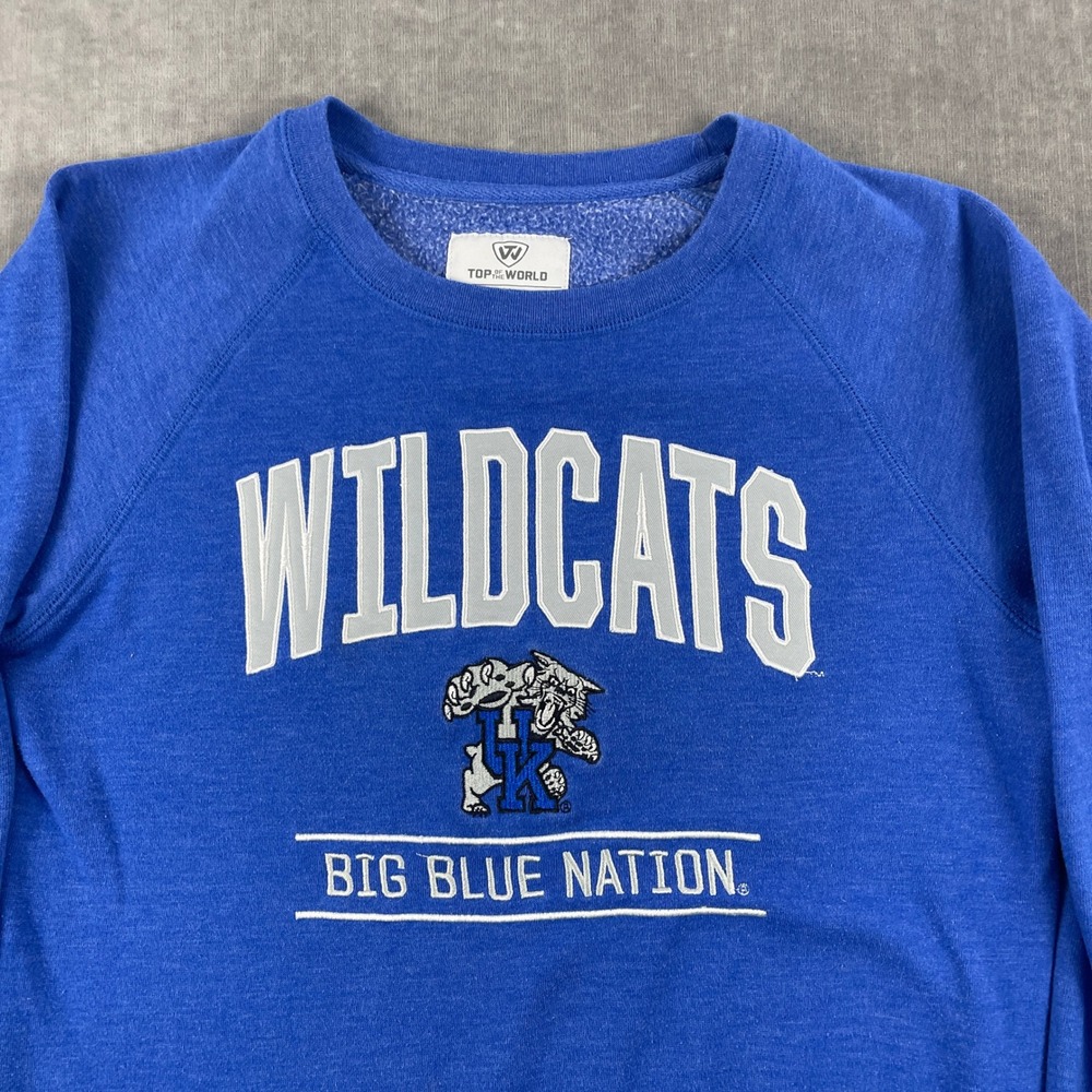 Kentucky Wildcats Top of the World Mens Medium Blue Sweatshirt Big Blue Nation - Picture 2 of 8